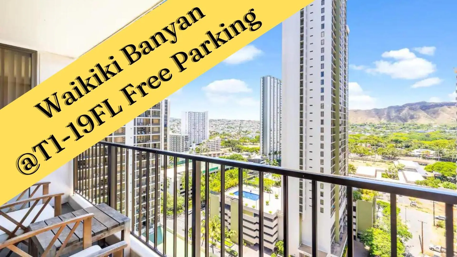 Waikiki Banyan T1-19Th Fl King Size Bed Villa Honolulu