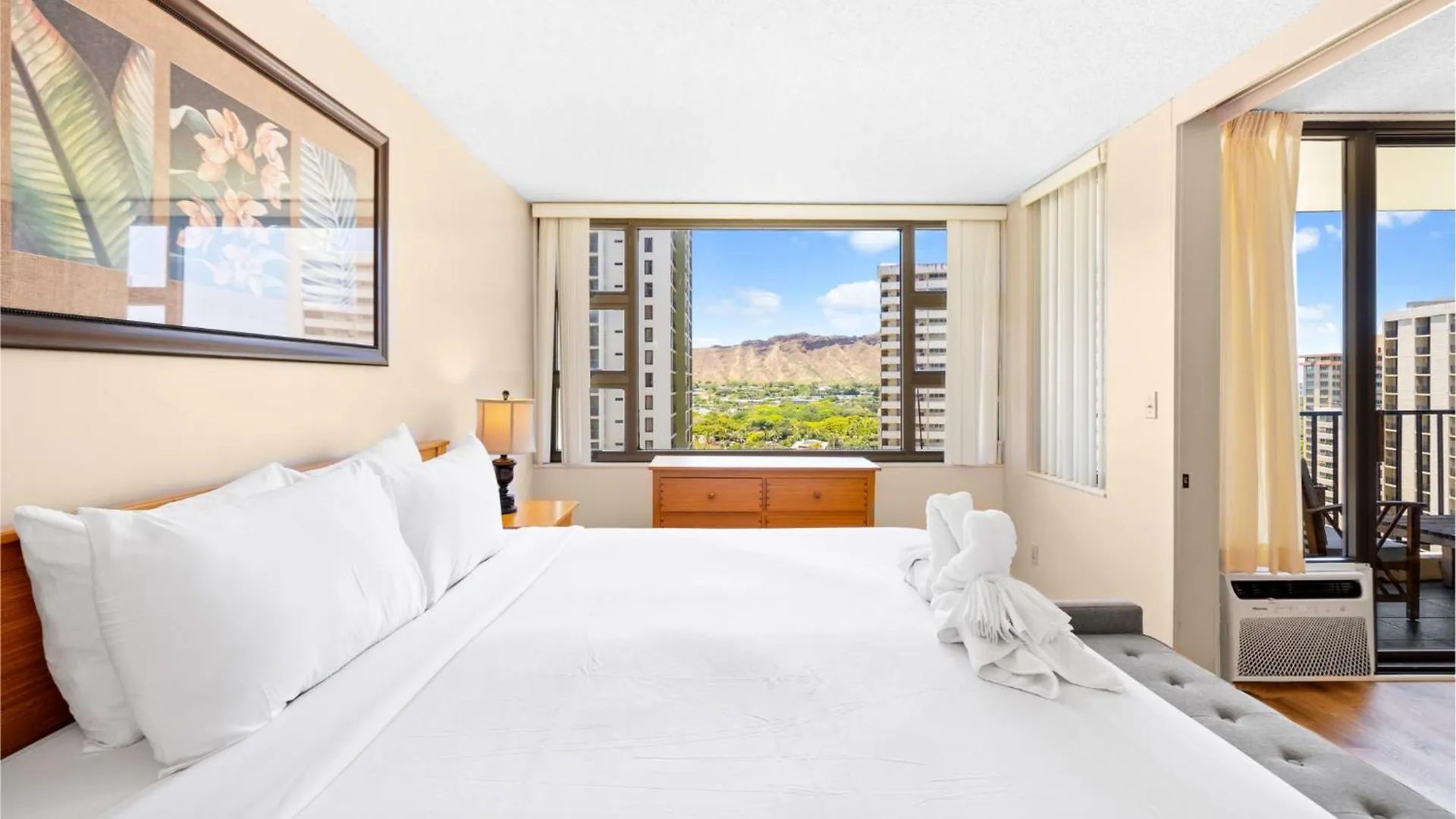 Waikiki Banyan T1-19Th Fl King Size Bed Villa Honolulu Holiday home