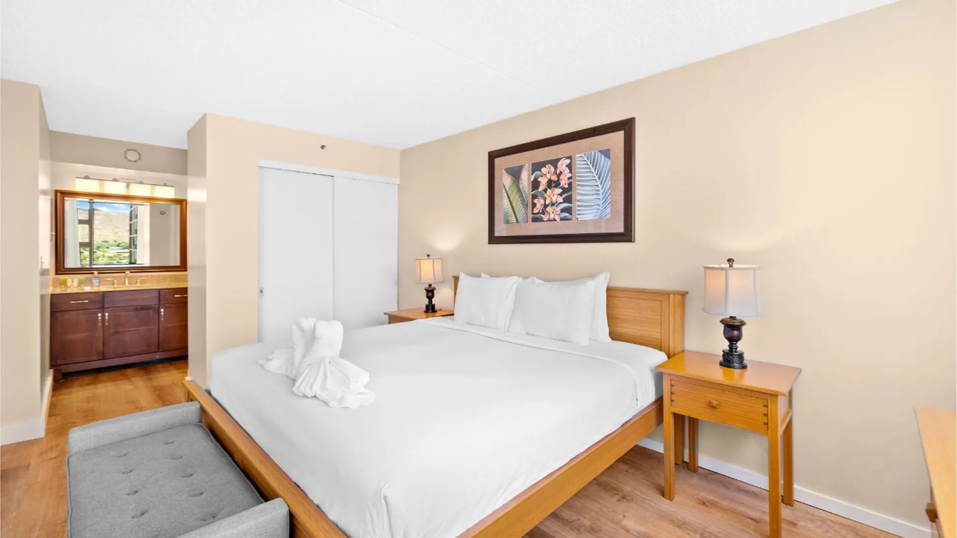 Waikiki Banyan T1-19Th Fl King Size Bed Villa Honolulu