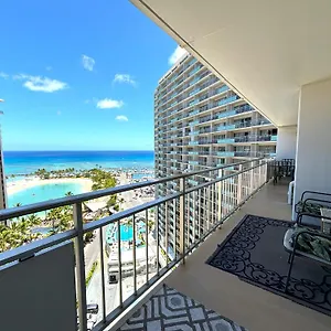  Holiday home Ilikai Apt 1618 - Spacious 2br 2ba Unit With Stunning Ocean-lagoon View